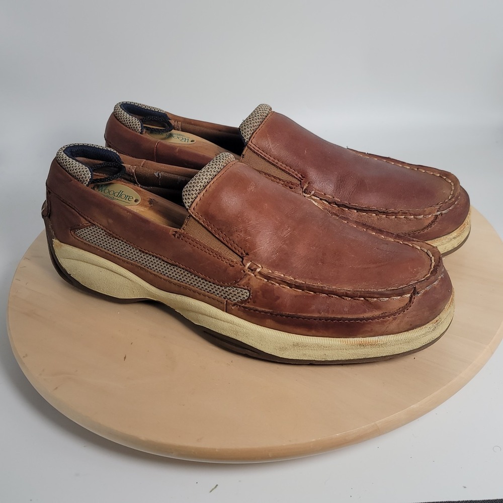 Sperry Top Sider Men BillFish Moccasin Loafer Slip On Casual Dark Tan 11M